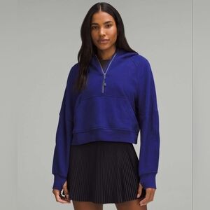 Lululemon scuba full zip larkspur blue xl/xxl